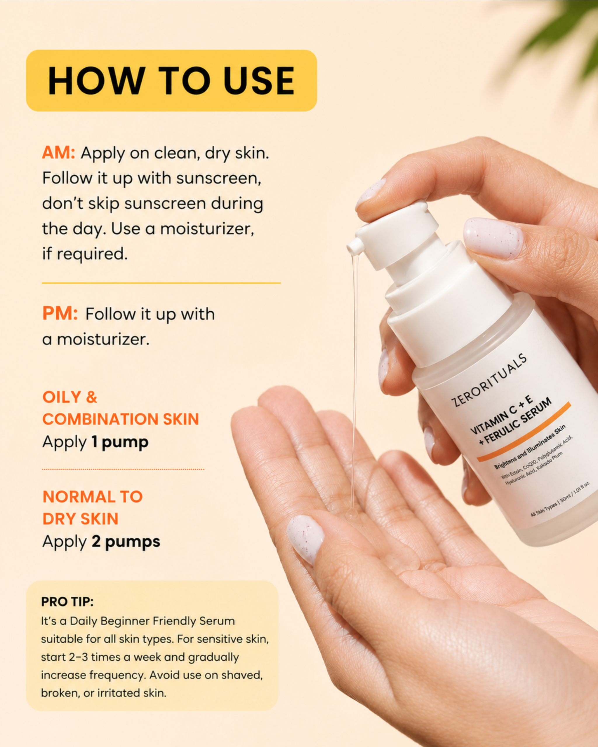 vitamin c + e + ferulic acid serum