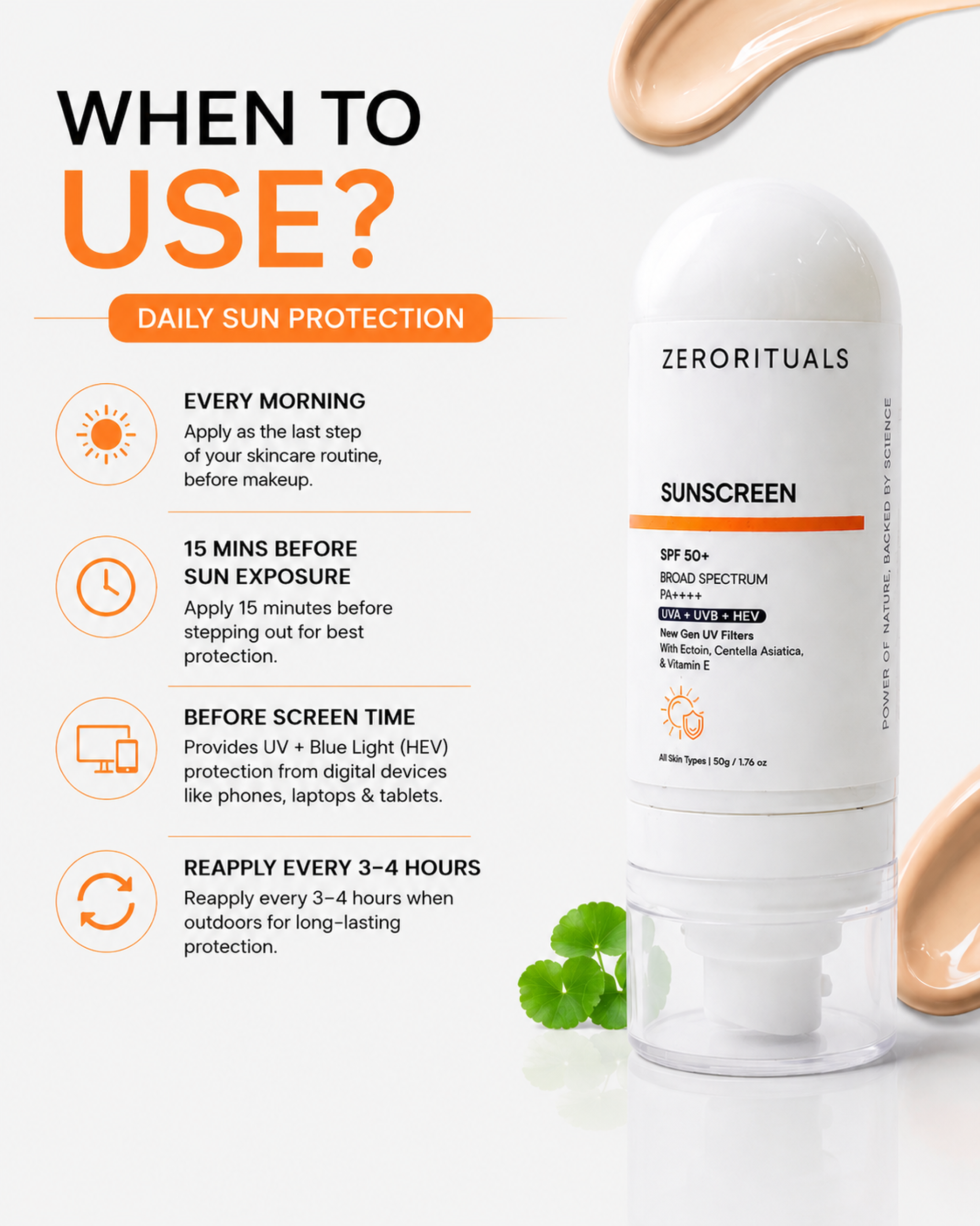 sunscreen spf 50+ pa++++