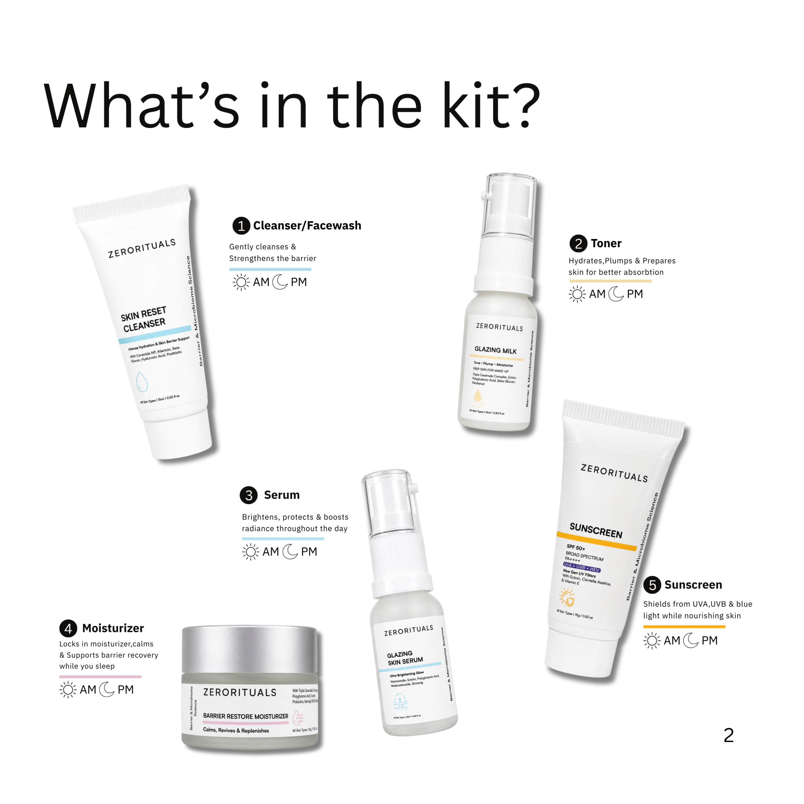 zerorituals barrer repair & hydration kit